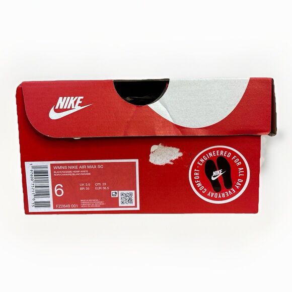 Nike Air Max SC Leopard Swoosh Women's 6 Black Animal Print Sneakers FZ2649-001 - Picture 8 of 9